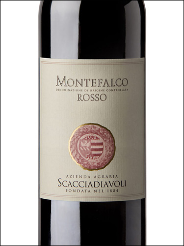 фото Scacciadiavoli Montefalco Rosso DOC Скаччадьяволи Монтефалько Россо Италия вино красное
