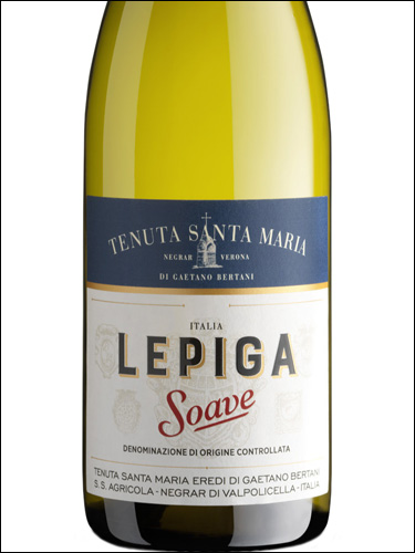 фото Tenuta Santa Maria Lepiga Soave DOC Тенута Санта Мария Лепига Соаве Италия вино белое