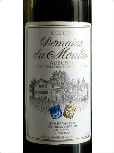фото Domaine du Moulin Chasselas Aubonne La Cote AOC Домен дю Мулен Шасла Обон Ла Кот Швейцария вино белое