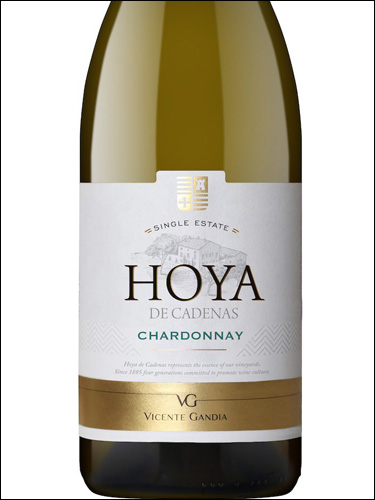 фото вино Hoya de Cadenas Chardonnay Utiel-Requena DO 