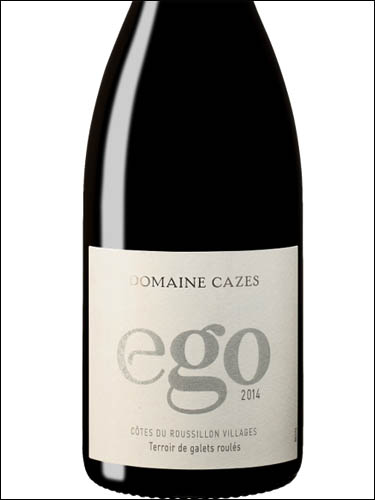 фото Domaine Cazes Ego Cotes du Roussillon Villages AOP Домен Каз Эго Кот дю Руссильон Вилляж Франция вино красное