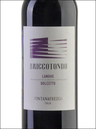 фото Fontanafredda Briccotondo Langhe Dolcetto DOC Фонтанафредда Бриккотондо Ланге Дольчетто Италия вино красное
