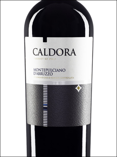 фото Caldora Montepulciano d'Abruzzo DOC Кальдора Монтепульчано д'Абруццо Италия вино красное