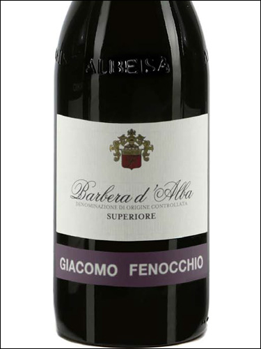 фото Giacomo Fenocchio Barbera d'Alba Superiore DOC Джакомо Феноккьо Барбера д'Альба Супериоре Италия вино красное