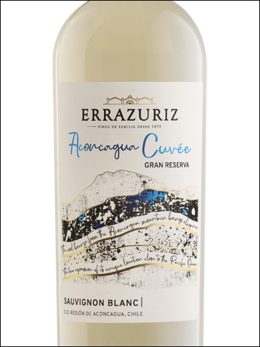 фото Errazuriz Aconcagua Cuvee Sauvignon Blanc Эррасурис Аконкагуа Кюве Совиньон Блан Чили вино белое