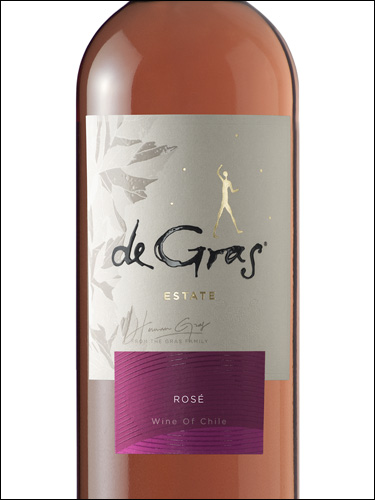 фото de Gras Estate Rose Central Valley DO де Грас Истейт Розе Центральная Долина Чили вино розовое