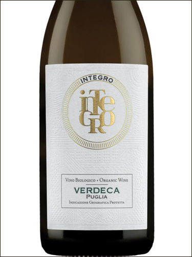 фото Integro Verdeca Puglia IGP Интегро Вердека Апулия Италия вино белое