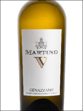 фото Martino V Bianco Genazzano DOC Мартино Квинто Бьянко Дженаццано Италия вино белое