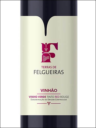 фото Terras de Felgueiras Vinhao Tinto Vinho Verde DOC Терраш ди Фелгейраш Виньяу Тинту Винью Верде Португалия вино красное
