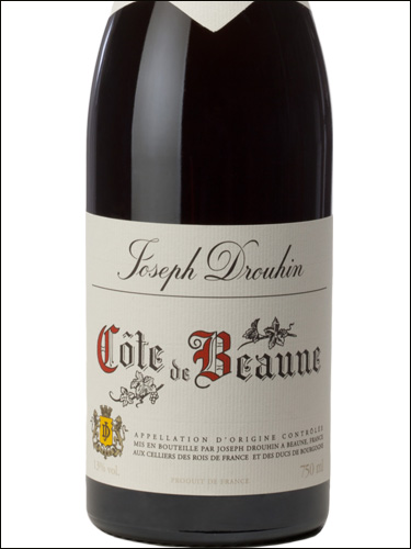 фото Joseph Drouhin Cote de Beaune Rouge AOC Жозеф Друэн Кот де Бон Руж Франция вино красное