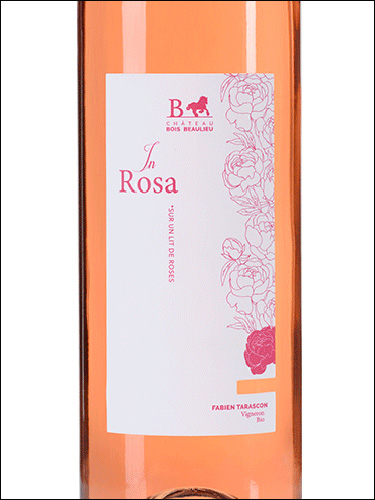 фото Chateau Bois-Beaulieu In Rosa Rose Cotes du Marmandais AOC Шато Буа-Болье Ин Роза Розе Кот дю Марманде Франция вино розовое