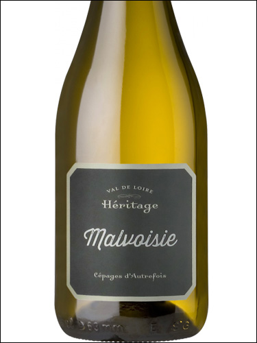 фото Heritage Coteaux d'Ancenis Malvoisie AOC Эритаж Кото д’Ансени Мальвуази Франция вино белое