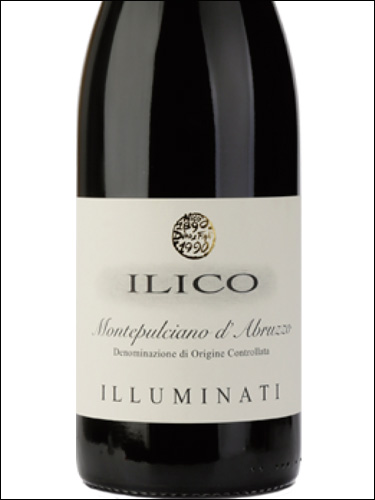 фото Illuminati Ilico Montepulciano d’Abruzzo DOC Иллюминати Илико Монтепульчано д’Абруццо Италия вино красное