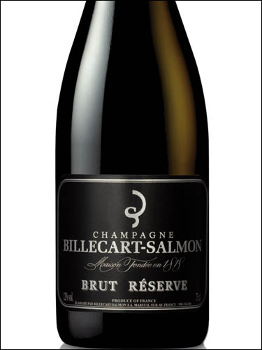 фото Champagne Billecart-Salmon Brut Reserve Шампанское Билькар-Сальмон Брют Резерв Франция вино белое