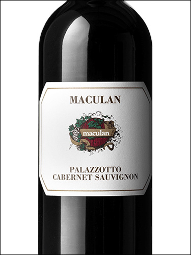 фото Maculan Palazzotto Cabernet Sauvignon Breganze DOC Макулан Палаццотто Каберне Совиньон Бреганце Италия вино красное