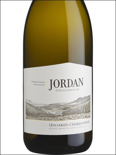 фото Jordan Unoaked Chardonnay Stellenbosch Джордан Шардоне Стелленбош ЮАР вино белое