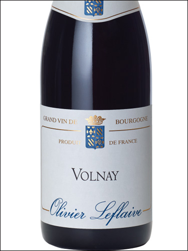 фото Olivier Leflaive Volnay AOC Оливье Лефлев Вольне Франция вино красное