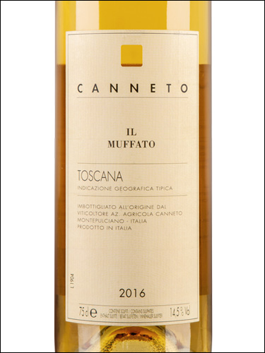 фото Canneto Il Muffato Toscana Bianco IGT Каннето Иль Муффато Тоскана Бьянко Италия вино белое