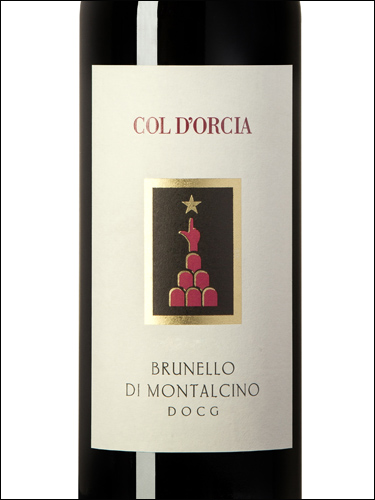 фото Col d'Orcia Brunello di Montalcino DOCG Кол д'Орча Брунелло ди Монтальчино Италия вино красное