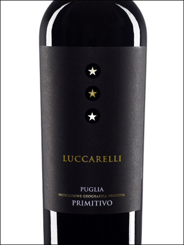 фото Luccarelli Primitivo Puglia IGT Луккарелли Примитиво Апулия Италия вино красное