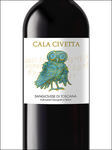 фото Cala Civetta Sangiovese Toscana IGT Кала Чиветта Санджовезе Тоскана Италия вино красное