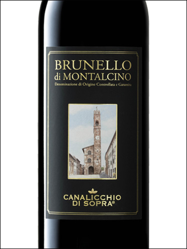 фото Canalicchio di Sopra Brunello di Montalcino DOCG Каналиккьо ди Сопра Брунелло ди Монтальчино Италия вино красное