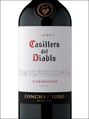 фото Casillero del Diablo Reserva Carmenere Казильеро дель Дьябло Резерва Карменер Чили вино красное