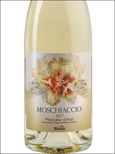 фото La Bioca Moschiaccio Moscato d’Asti DOCG Ла Биока Москьяччо Москато д’Асти Италия вино белое