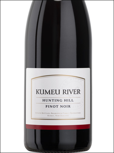 фото Kumeu River Hunting Hill Pinot Noir Кумеу Ривер Хантин Хилл Пино Нуар Новая Зеландия вино красное