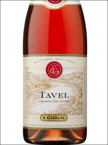 фото E.Guigal Tavel AOC Э. Гигаль Тавель АОС Франция вино розовое