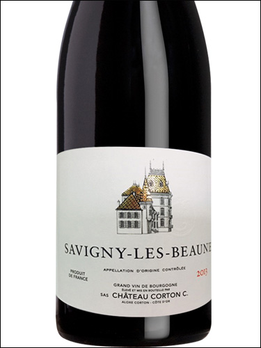 фото Chateau Corton C. Savigny-les-Beaune AOC Шато Кортон К. Савиньи-ле-Бон Франция вино красное