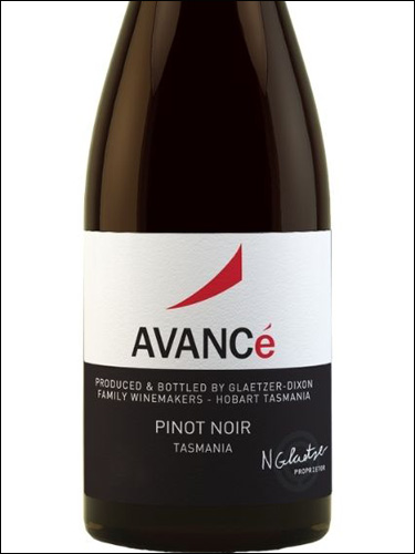 фото Glaetzer-Dixon Avance Pinot Noir Tasmania Глейцер-Диксон Аванс Пино Нуар Тасмания Австралия вино красное