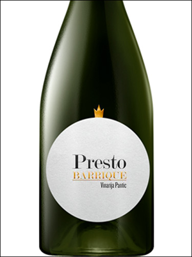 фото Vinarija Pantić Presto Chardonnay Barrique Винария Пантич Престо Шардоне Баррик Сербия вино белое