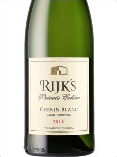 фото Rijk's Private Cellar Chenin Blanc Рейк'c Прайвит Селлер Шенен Блан ЮАР вино белое