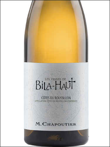 фото Les Vignes de Bila-Haut Blanc Cotes-du-Roussillon AOC Ле Винь де Била-О Блан Кот дю Руссильон Франция вино белое