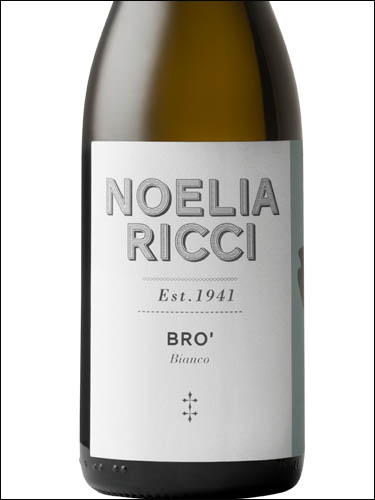 фото Noelia Ricci Bro‘ Bianco Forli IGT  Ноэлия Риччи Бро‘ Бьянко Форли IGT Италия вино белое