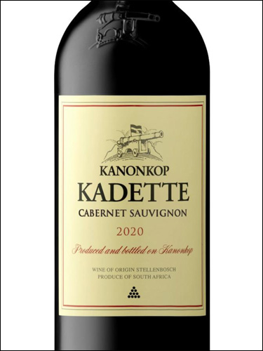 фото Kanonkop Kadette Cabernet Sauvignon Канонкоп Кадет Каберне Совиньон ЮАР вино красное