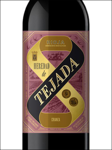 фото вино Heredad de Tejada Crianza Rioja DOCa 
