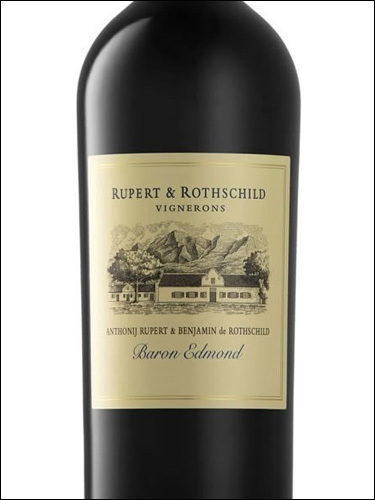 фото Anthonij Rupert & Benjamin de Rothschild Vignerons Baron Edmond Руперт энд Ротшильд Барон Эдмон ЮАР вино красное