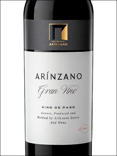 фото вино Gran Vino de Arinzano Tinto 