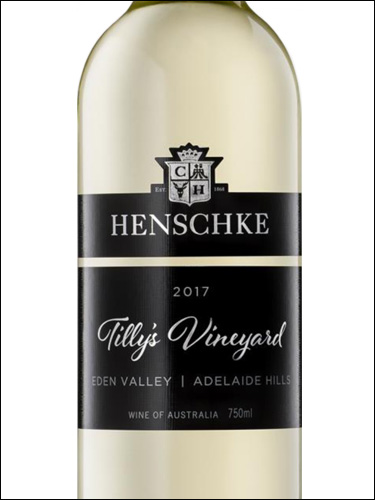 фото Henschke Tilly’s Vineyard Eden Valley Adelaide Hills Хеншке Тилли"с Виньярд Долина Иден Аделаида Хиллз Австралия вино белое