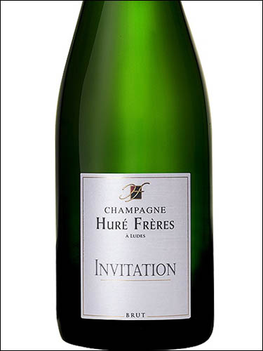 фото Champagne Hure Freres Invitation Brut Шампань Юре Фрер Анвитасьон Брют Франция вино белое