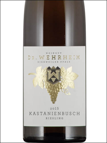 фото Dr. Wehrheim Riesling Kastanienbusch GG Доктор Верхайм Рислинг Кастаниенбуш ГГ Германия вино белое
