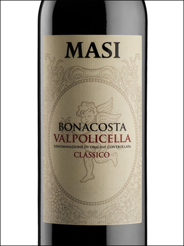 фото Masi Bonacosta Valpolicella Classico DOC Мази Бонакоста Вальполичелла Классико Италия вино красное