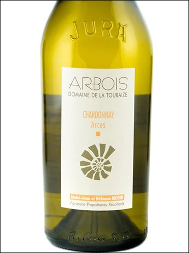 фото Domaine de la Touraize Chardonnay Arces Arbois AOC Домен де ла Турез Шардоне Арс Арбуа Франция вино белое