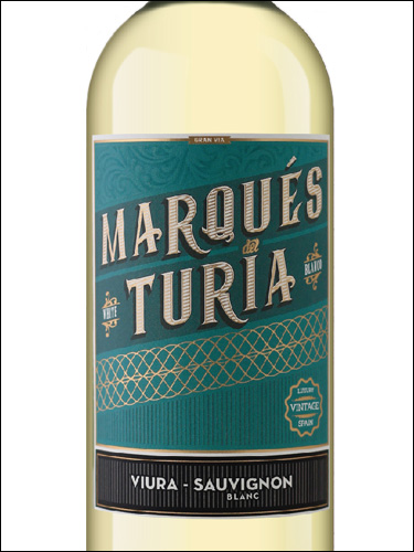 фото вино Marques del Turia Viura-Sauvignon Blanc Valencia DO 
