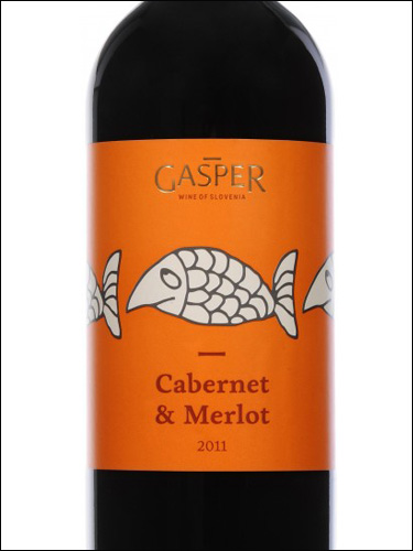 фото Gasper Cabernet & Merlot Гашпер Каберне & Мерло Словения вино красное