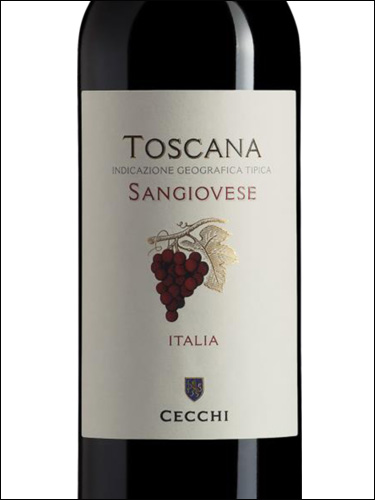 фото Cecchi Sangiovese Toscana IGT Чекки Санджовезе Тоскана Италия вино красное