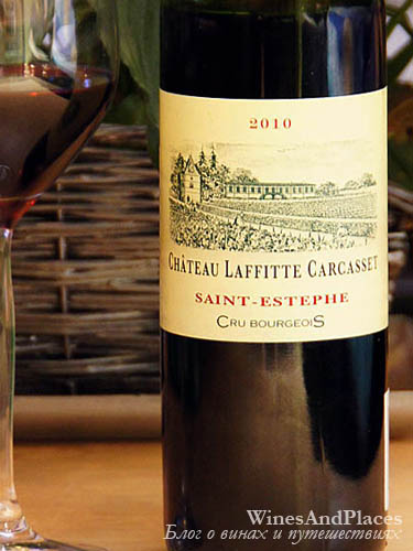 фото Chateau Laffitte Carcasset Cru Bourgeois AOC Saint-Estephe Шато Лафит Каркассэ Крю Буржуа Сент-Эстеф Франция вино красное