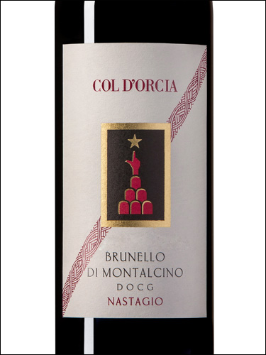 фото Col d'Orcia Nastagio Brunello di Montalcino DOCG Кол д'Орча Настаджо Брунелло ди Монтальчино Италия вино красное